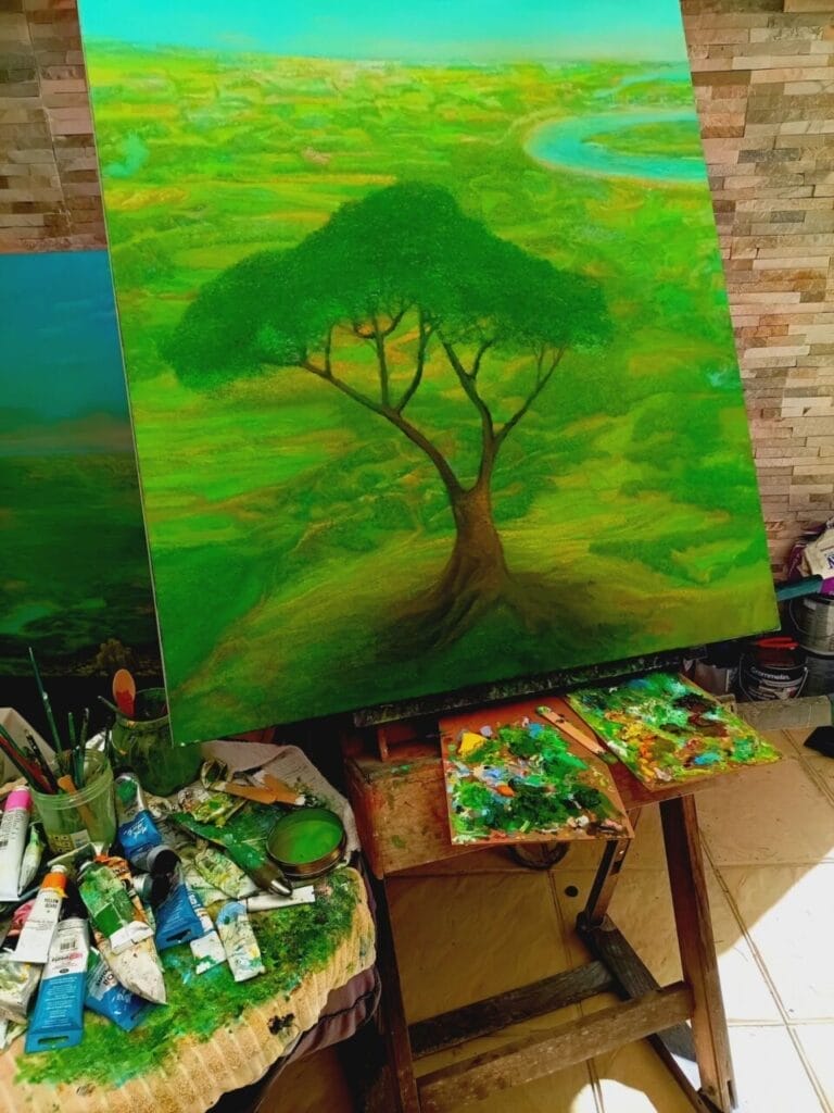 A 4x4 x1000x Statues of Little Golden Buddha STARWHEEL