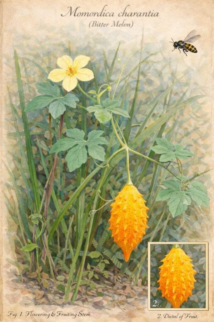 Momordica charantia: The Bitter Fruit of the Great Night STARWHEEL