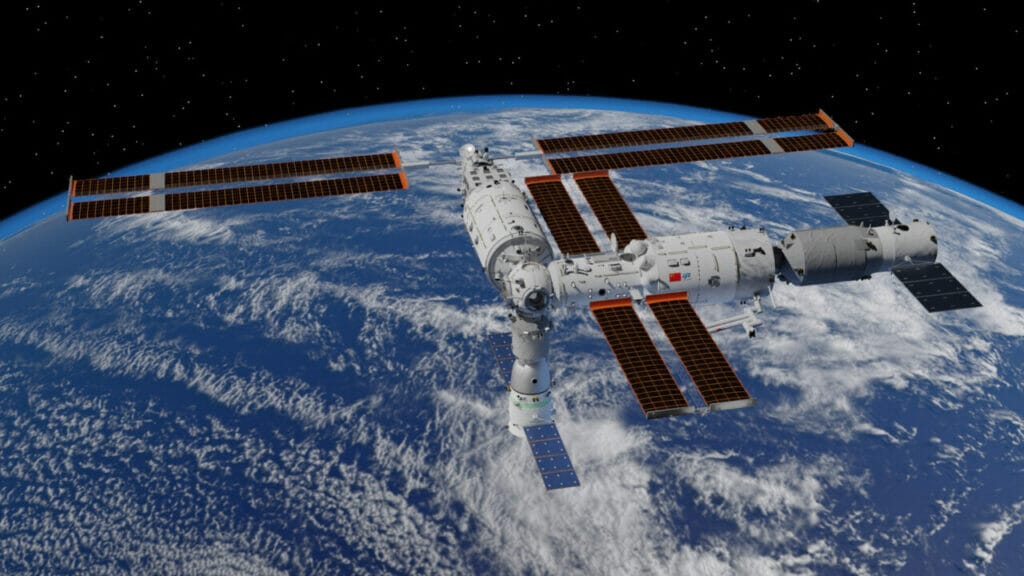 Without Prejudice. Blue. STARWHEEL tiangong space station